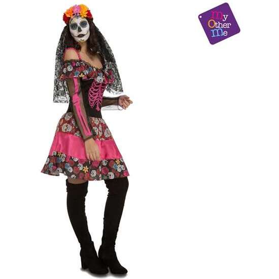 DISFRAZ DÍA DE LOS MUERTOS TALLA XL image 1