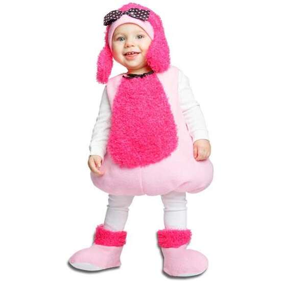 DISFRAZ INFANTIL PEQUEÑA POODLE ROSA TALLA 12-24 M image 0