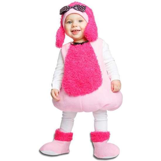 DISFRAZ INFANTIL PEQUEÑA POODLE ROSA TALLA 12-24 M image 1