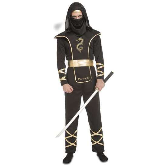 DISFRAZ BLACK NINJA TALLA S image 0