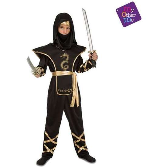 DISFRAZ BLACK NINJA TALLA 5-6 AÑOS image 2