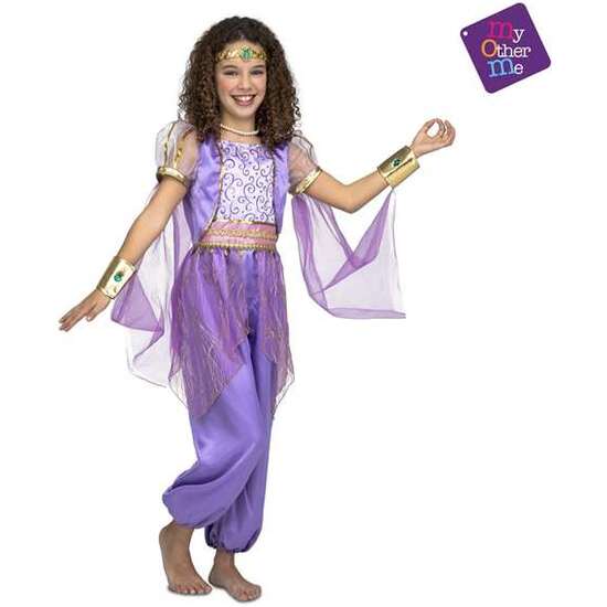 DISFRAZ PRINCESA ÁRABE MORADA TALLA 3-4 AÑOS image 2