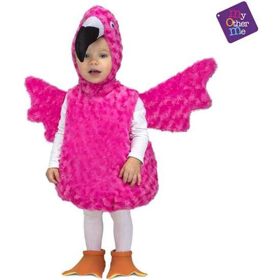 DISFRAZ FLAMENCO PELUCHE TALLA 12-24 M image 0