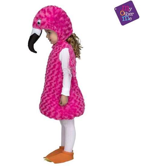 DISFRAZ FLAMENCO PELUCHE TALLA 12-24 M image 1