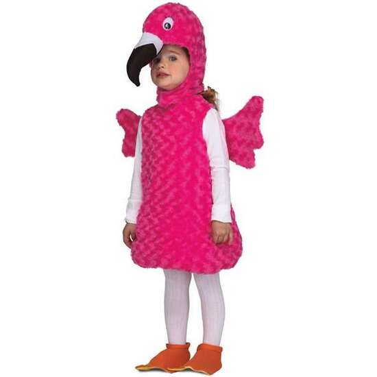 DISFRAZ INFANTIL FLAMENCO PELUCHE TALLA 3-4 AÑOS image 0