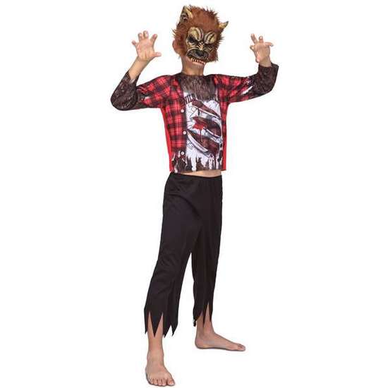 DISFRAZ HOMBRE LOBO 5-6 AÑOS (CAMISETA,PANTALONES Y MÁSCARA) image 2
