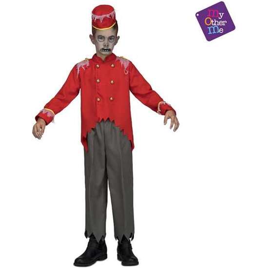 DISFRAZ INFANTIL CONSERJE ZOMBIE (GORRO, CHAQUETA Y PANTALÓN) 7-9 AÑOS image 1