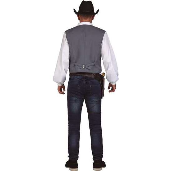 DISFRAZ CHALECO GRIS VAQUERO ML (CHALECO) image 1
