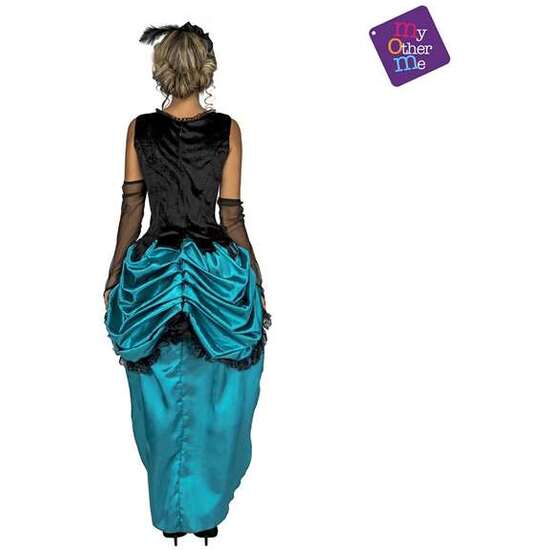 DISFRAZ SEÑORITA SALOON AZUL TALLA M-L image 2