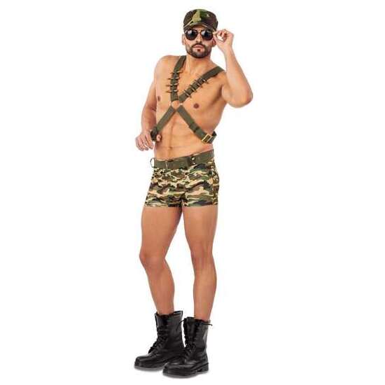 DISFRAZ SOLDADO TALLA XL image 0
