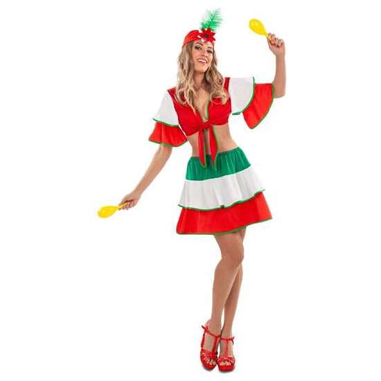 DISFRAZ RUMBERA SEXY TALLA M-L image 0