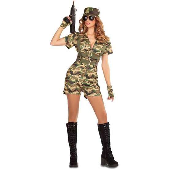 DISFRAZ SOLDADO SEXY TALLA M-L image 0