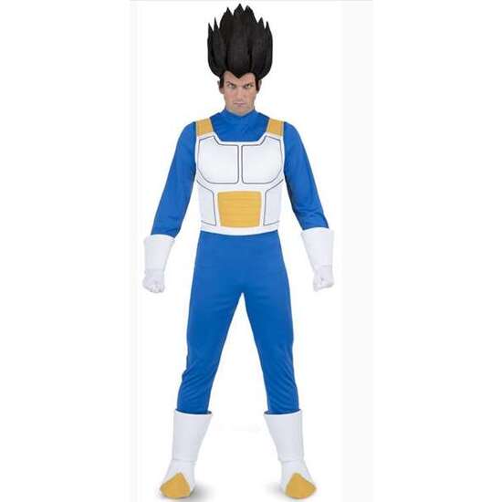 DISFRAZ VEGETA XL (CAMISETA, CHALECO, PANTALÓN, GUANTES Y CUBREBOTAS) image 0