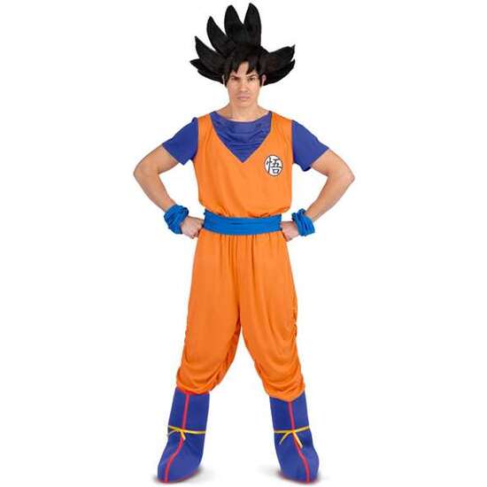 DISFRAZ GOKU M (CAMISETA, FAJÍN, PANTALÓN, CUBREBOTAS, Y BRAZALETES ) image 0