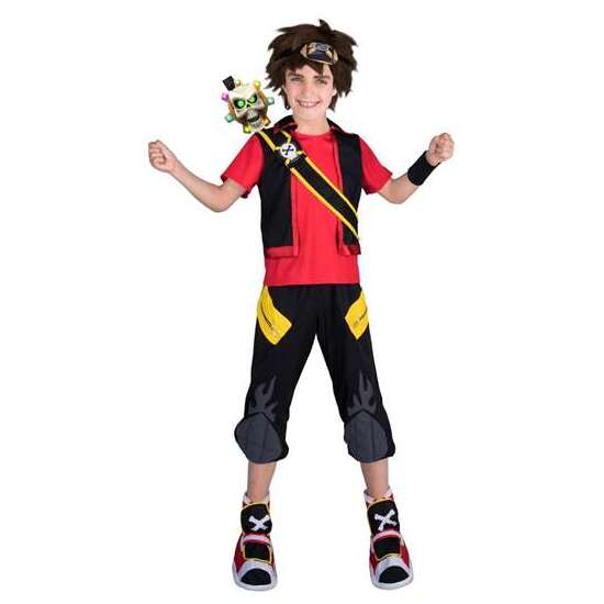 DISFRAZ ZAK STORM 7-9(ESPADA,PELUCA,DIADEMA,BRAZALETE,BANDOLERA,CAMISACHALECO,PANTALÓN Y CUBREBOTAS image 0