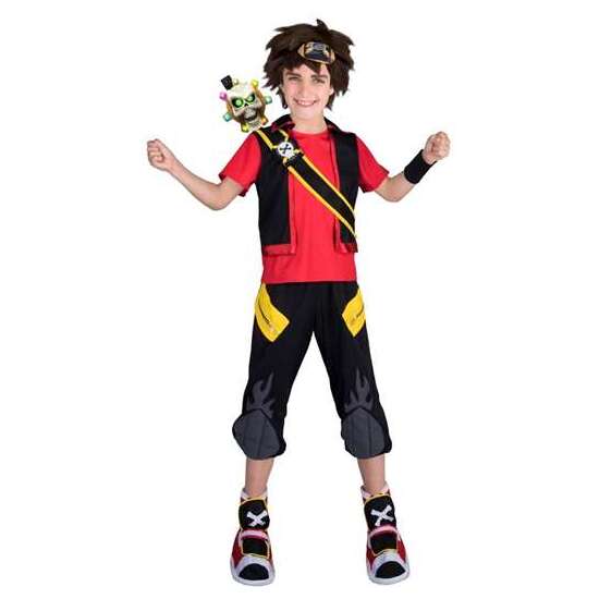 DISFRAZ ZAK STORM 7-9(ESPADA,PELUCA,DIADEMA,BRAZALETE,BANDOLERA,CAMISACHALECO,PANTALÓN Y CUBREBOTAS image 1