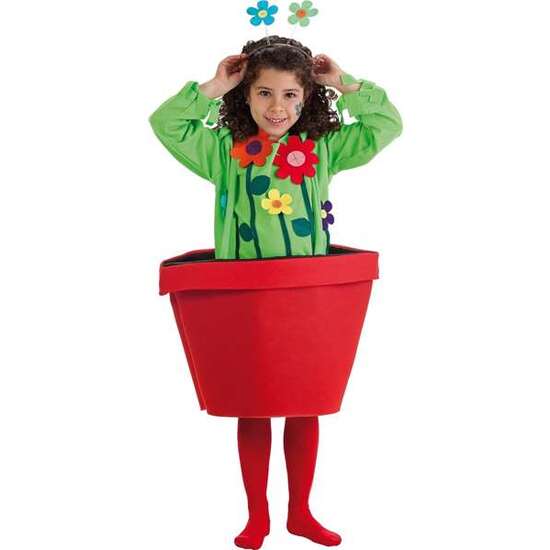 DISFRAZ INFANTIL MACETA NIÑA TALLA 5 (11-13 AÑOS) image 0