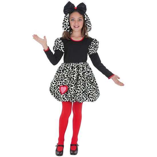 DISFRAZ INFANTIL DÁLMATA CORAZÓN NIÑA TALLA 0 (2-3 AÑOS) image 0