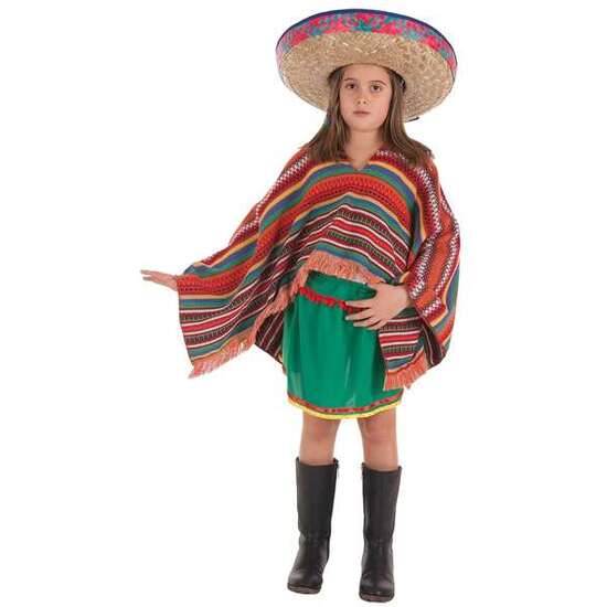 DISFRAZ INFANTIL MEXICANA T-1 3-5 AÑOS image 0