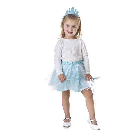 DISFRAZ INFANTIL PRINCESA HIELO AZUL SET 3-6 AÑOS image 1