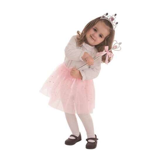 DISFRAZ INFANTIL PRINCESA HIELO ROSA SET 3-6 AÑOS image 0