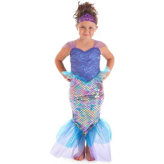 DISFRAZ INFANTIL SIRENA LILA LUX T-M 7-9 AÑOS image 0