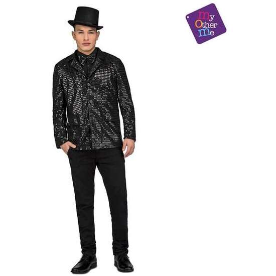 DISFRAZ CHAQUETA SHOWMAN NEGRO TALLA M-L image 0