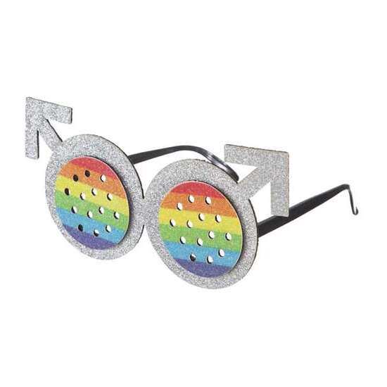 GAFAS LESBIANAS ARCO IRIS TALLA ÚNICA image 1