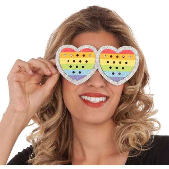 GAFAS GAY ARCO IRIS TALLA ÚNICA image 0