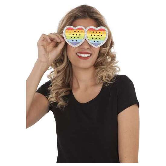 GAFAS GAY ARCO IRIS TALLA ÚNICA image 1