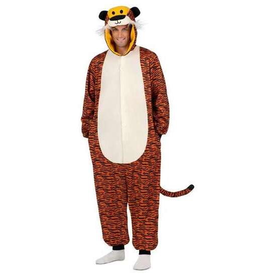 DISFRAZ TIGRE ADULT BIG (KIGURUMI CON CAPUCHA Y COLA) image 5
