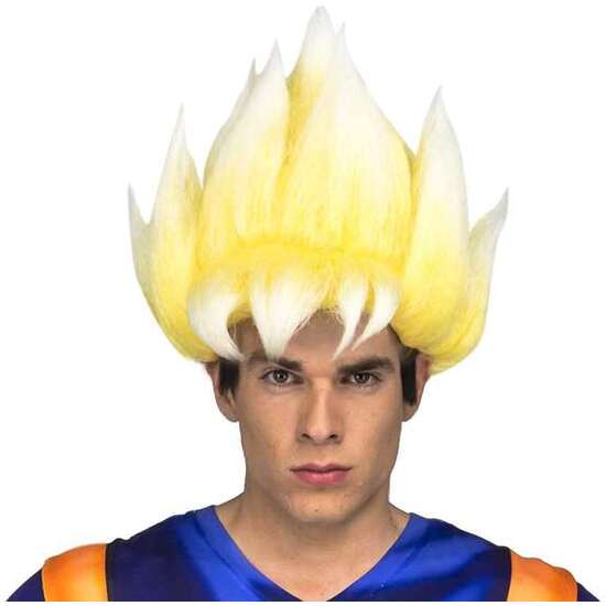 PELUCA ADULTO SAYAN GOKU TALLA ÚNICA image 1