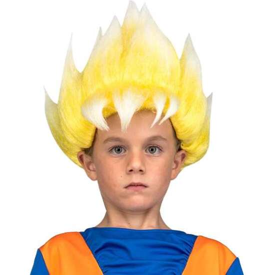 PELUCA INFANTIL SAYAN GOKU TALLA ÚNICA image 0