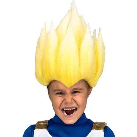 PELUCA INFANTIL SAYAN VEGETA TALLA ÚNICA image 0