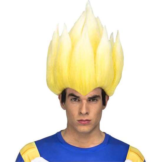 PELUCA ADULTO SAYAN VEGETA TALLA ÚNICA image 1