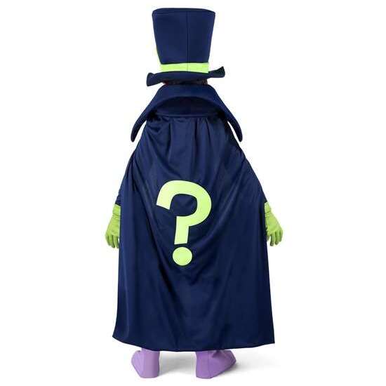 DISFRAZ ENIGMA CON SOMBRERO, MONO, CAPA, GUANTES Y CUBREBOTAS TALLA 6-7 Y image 1