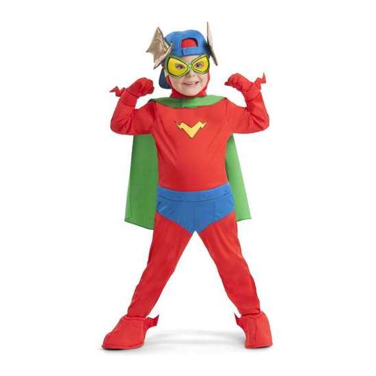 DISFRAZ KID FURY (GORRA, ANTIFAZ, PASAMONTAÑAS, MONO, CAPA, CUBREBOTAS, GUANTES, BRAZALETES) 6-7 Y image 0
