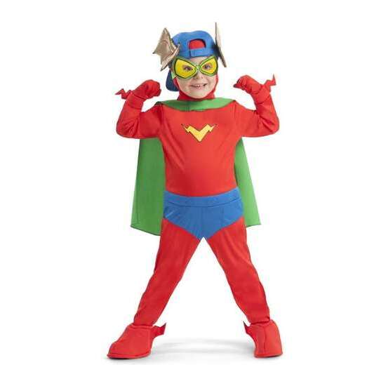 DISFRAZ KID FURY (GORRA, ANTIFAZ, PASAMONTAÑAS, MONO, CAPA, CUBREBOTAS, GUANTES, BRAZALETES) 6-7 Y image 1