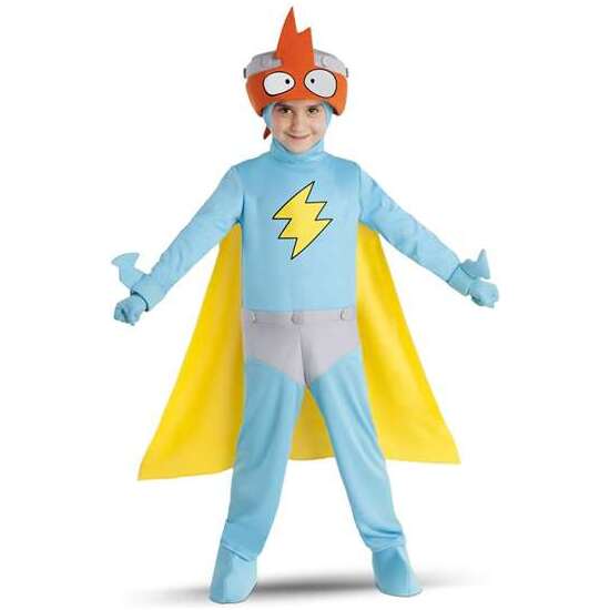 DISFRAZ KID KAZOOM (GORRO, PASAMONTAÑAS, MONO, CAPA, CUBREBOTAS, GUANTES, BRAZALETES) 6-7 Y image 0