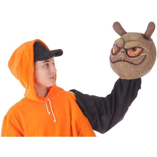 DISFRAZ ADULTO SUDADERA HALLOWEEN CABEZA ALIEN TALLA L image 0