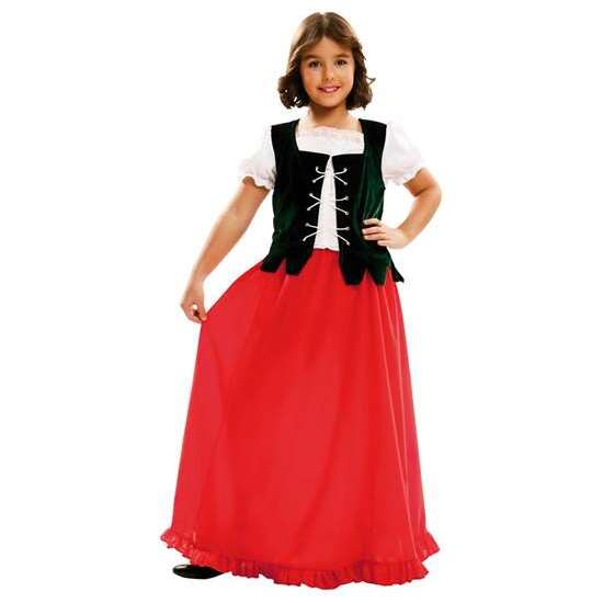 DISFRAZ DULCINEA 5-6 AÑOS (CORPIÑO CON CAMISA Y FALDA) image 1