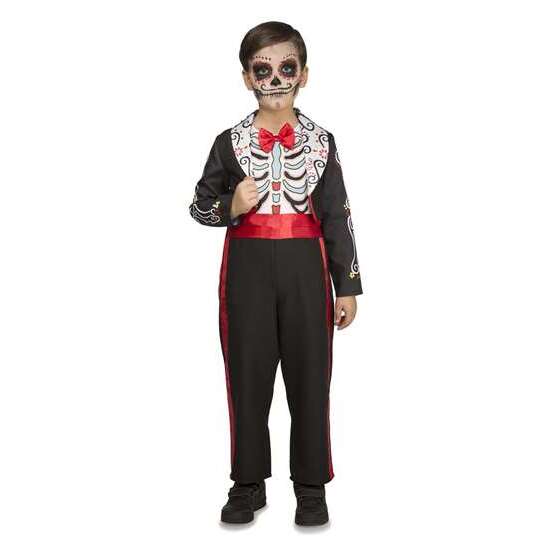 DISFRAZ PEQUEÑO DÍA DE LOS MUERTOS 10-12 AÑOS (MONO Y CHAQUETA) image 1