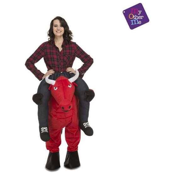 DISFRAZ RIDE-ON TORO ROJO TALLA ONE SIZE ADULT image 1