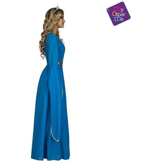 DISFRAZ PRINCESA MEDIEVAL AZUL TALLA M-L image 2