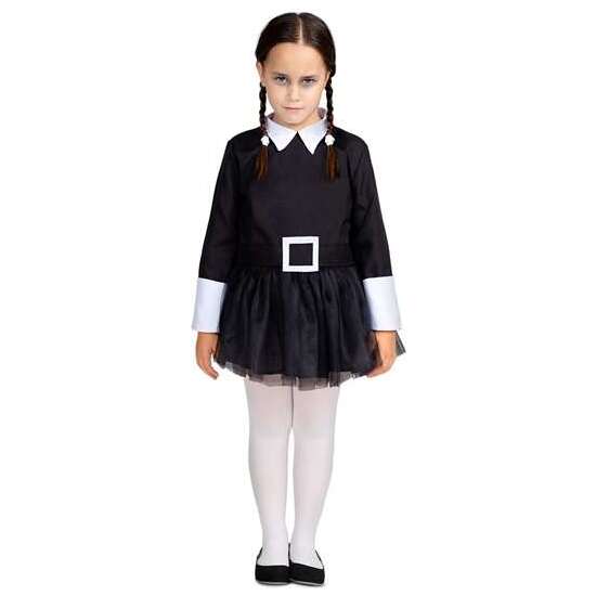 DISFRAZ (VESTIDO) NIÑA SINIESTRA TALLA 5-6 AÑOS image 0