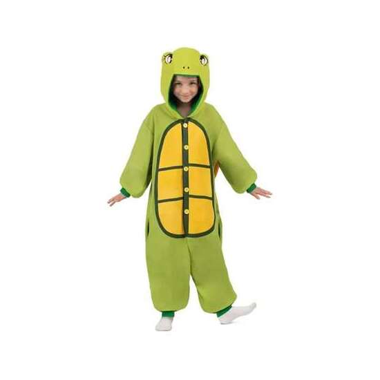 DISFRAZ TORTUGA TALLA UNICA CHILD (KIGURUMI CON CAPUCHA Y COLA) image 0