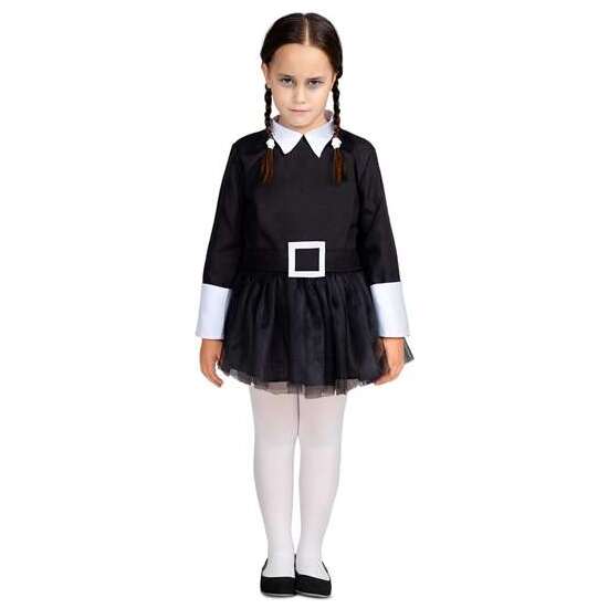 DISFRAZ (VESTIDO) NIÑA SINIESTRA TALLA 10-12 AÑOS image 0