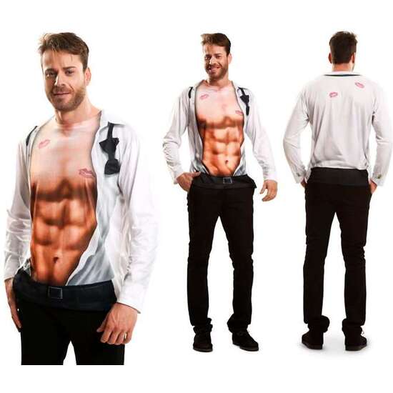 DISFRAZ (CAMISETA) SEXY BOY TALLA S image 0