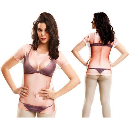 DISFRAZ (CAMISETA) SEXY LADY TALLA M image 0
