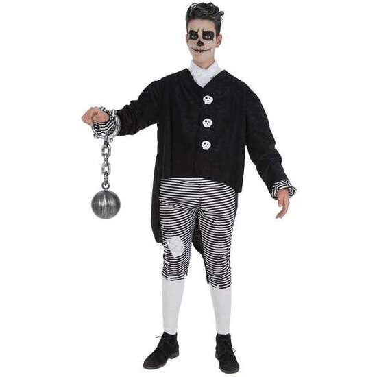 DISFRAZ ADULTO SKELETMAN TALLA L image 0
